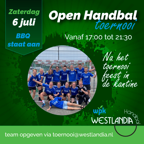 WPK/Westlandia Open Handbal Toernooi zaterdag 6 juli 2024